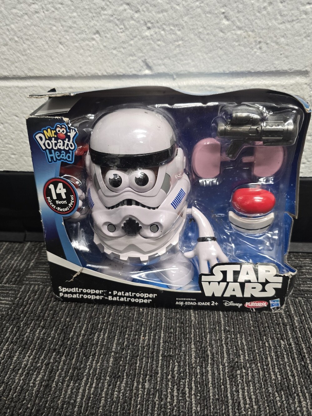 Star Wars Mr. Potato Head Spudtrooper Figure - White, Black, Red, Pink